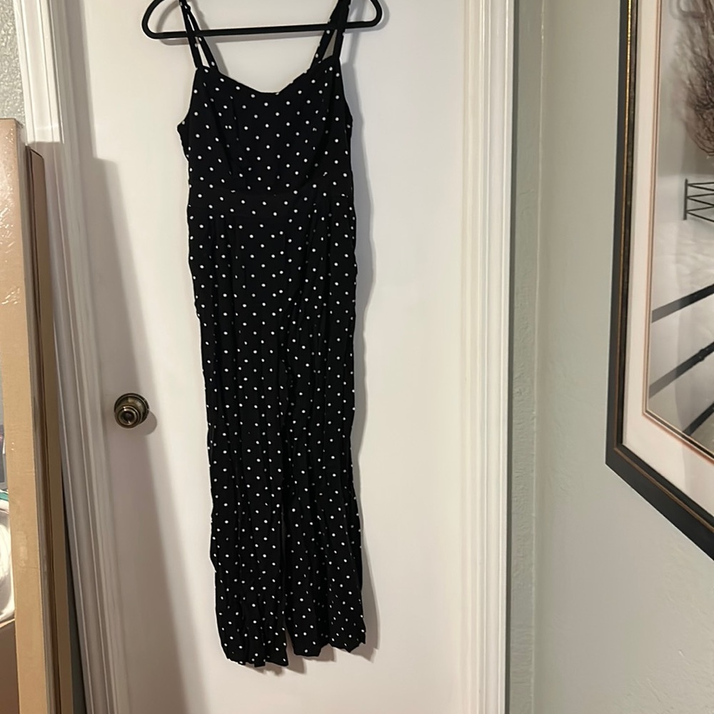 Size 10 (Torrid size 00) black and white polka dot jumper